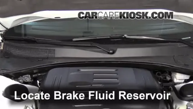 2013 Dodge Charger SE 3.6L V6 FlexFuel Brake Fluid Check Fluid Level